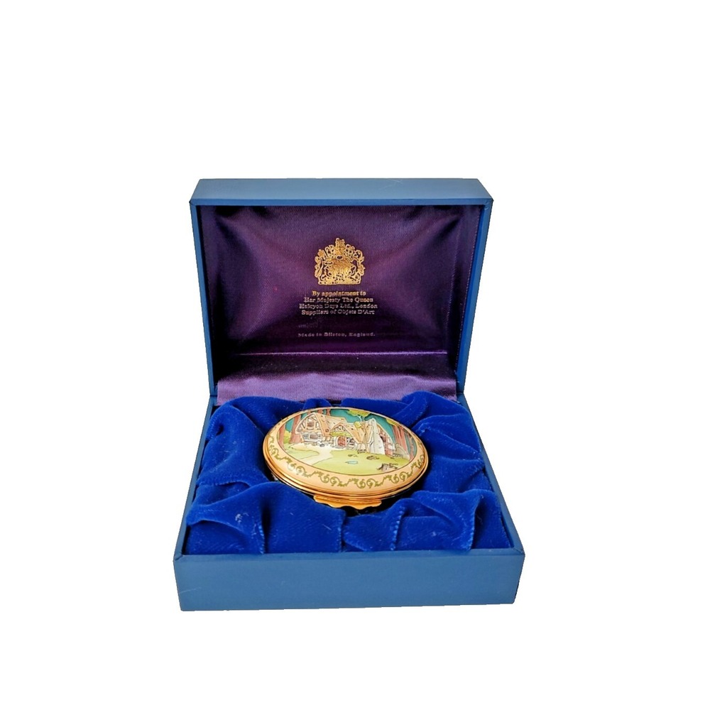 Vintage‎ Halcyon Days Enamels trinket box England Disney Snow White 30/1937